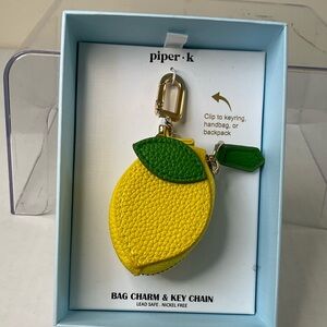 Piper Yellow and Green Key & Card Holder